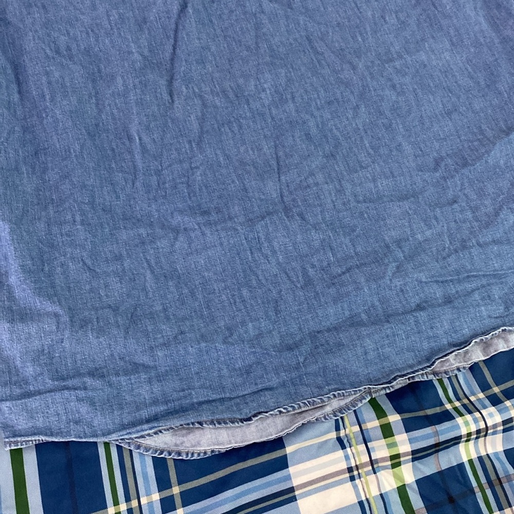 Wrangler denim button down short-sleeve shirt - Picture 13 of 17